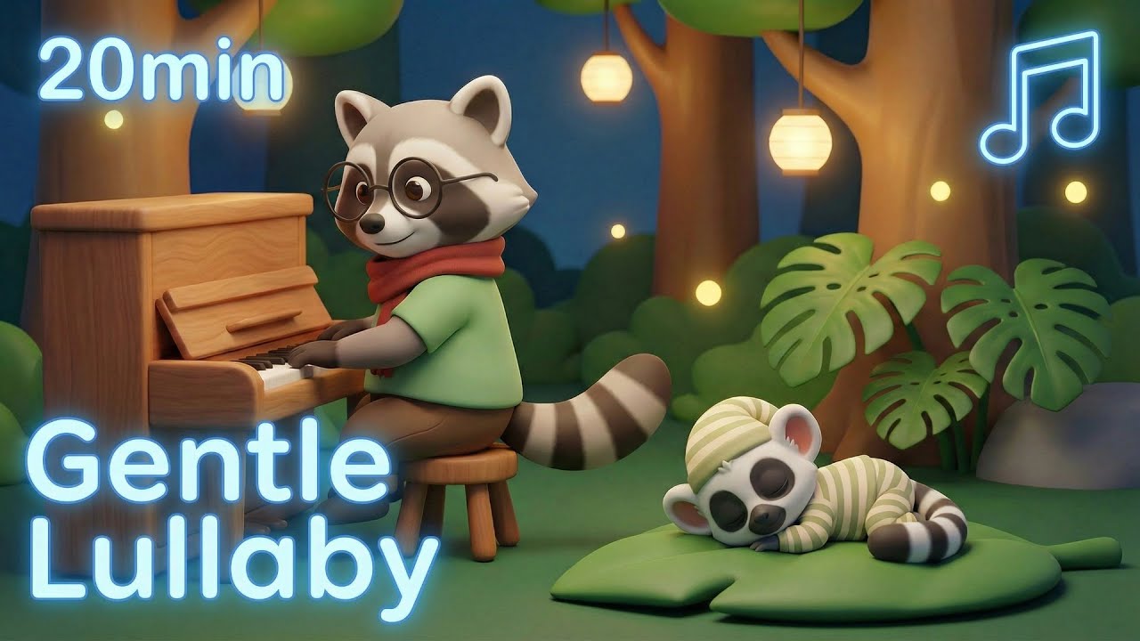 20 Minutes of Nighttime Forest Piano | Soothing Melodies