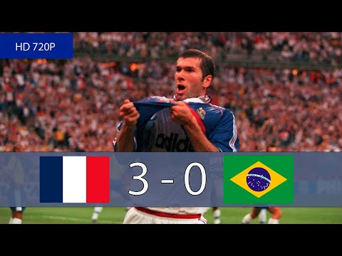 Résumé France - Brésil 3-0 | Finale de la Coupe du Monde 1998 | Tous les Buts & Temps Forts