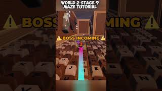 MAZE TUTORIAL WORLD 2 STAGE 9 +1 Speed Keyboard Escape
