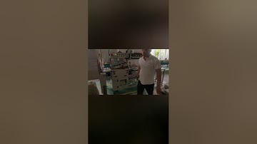 Autoatic L bar sealer with shrink wrapping machine.#packing #pof #shrinkage