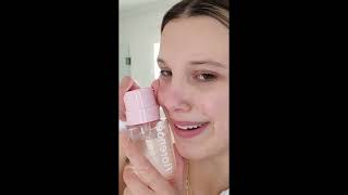 Millie Bobby Brown - full skincare routine 4K #milliebobbybrown #makeup