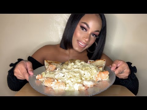 SEAFOOD ALFREDO PASTA!!KING CRAB| SHRIMP| SCALLOPS