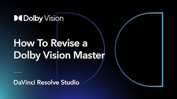 How To Revise a Dolby Vision Master | DaVinci Resolve