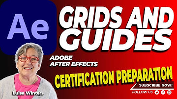22 After Effects Certification Preparation -Grids and Guides #aftereffects
