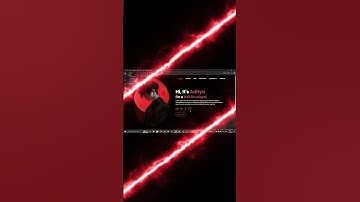 Red & Black WEB by CSS... #html #css #htmlcss #codding