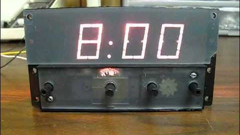 Telechron Mechanical Occlusion Display Clock