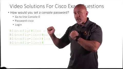 Cisco CCNA AlphaPrep Video Solutions 15