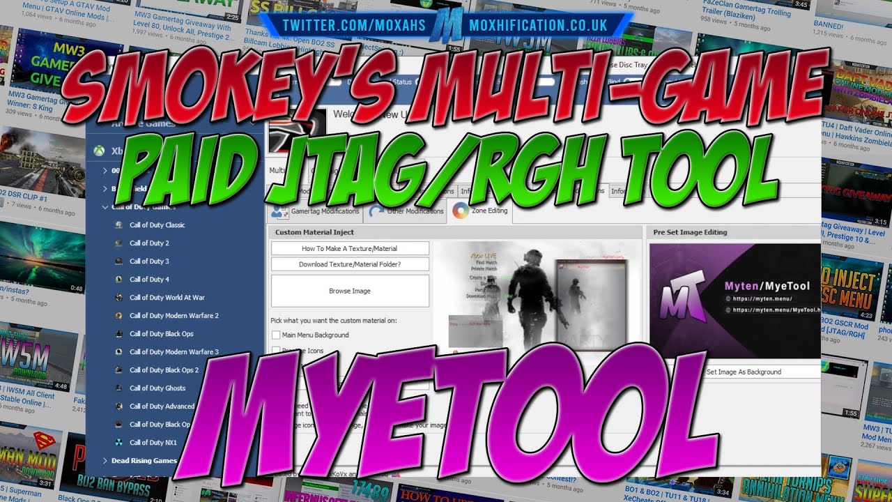Smokey's MyeTool | Paid Multi Game Mod Tool [JTAG/RGH] - YouTube