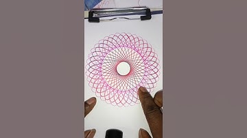 spirograph design art video #shorts #viral #art #spirograph #drawing #painting #trending