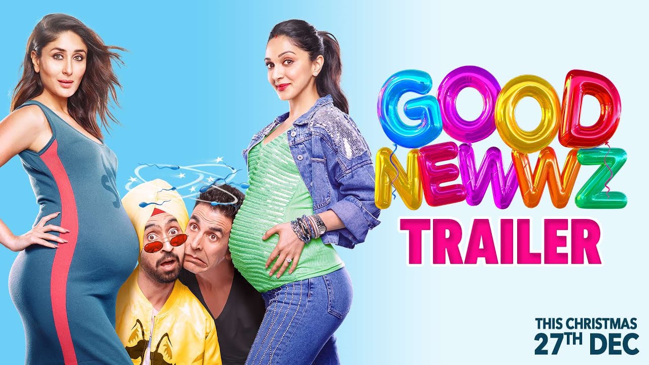 Good Newwz   Official Trailer  Akshay Kareena Diljit Kiara  Raj Mehta  In cinemas 27th Dec