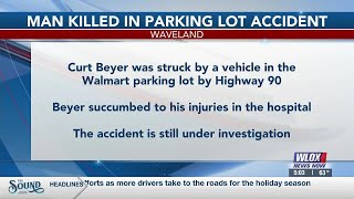 60-year-old man dies after being struck by car in Walmart parking lot, Waveland Police say