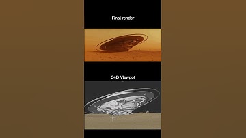 C4D viewport vs final render
