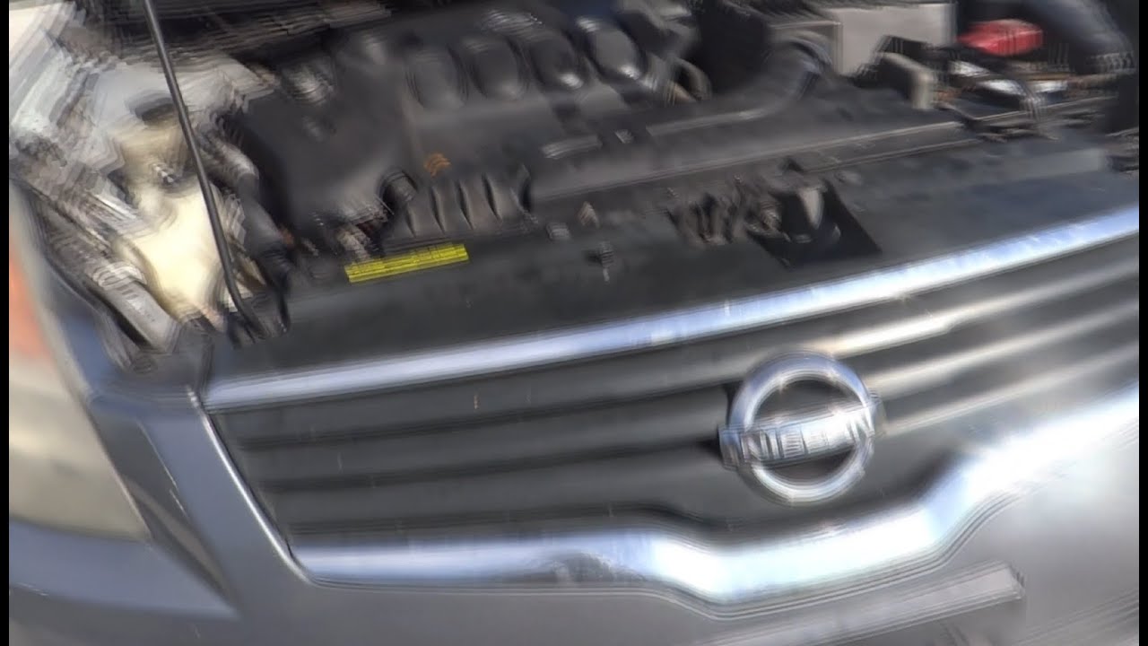 Замена радиатора на Nissan Altima 2008 года выпуска.