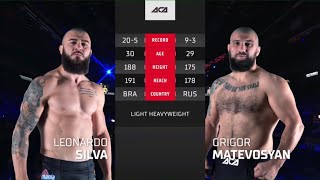 Леонардо Сильва де Оливейра vs. Григор Матевосян | Leonardo Silva de Oliveira vs. Grigor Matevosyan