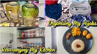 இது ஒன்னு போதும் கிட்சேன்'uh clean பண்ண/ கட்டிசோறு recipe ?/ Hijab organising/ Kitchen Deep cleaning