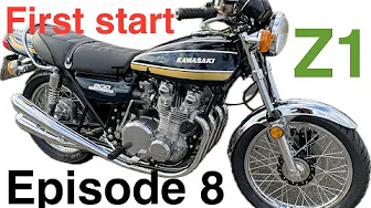 Z1 900 engine rebuild -  First Start - Episode 8