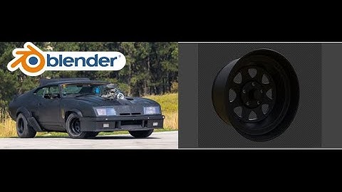 Learn Blender - Interceptor - Wheels - Rims - Part 1