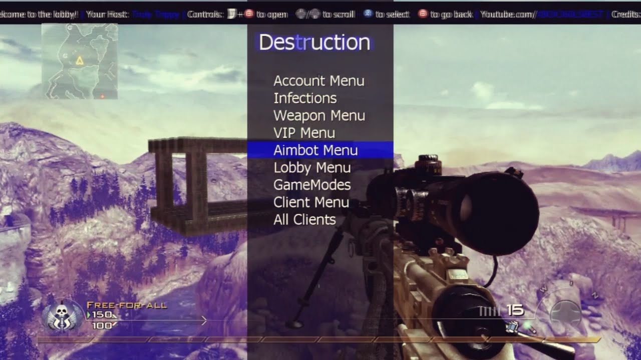 mw2 mod menu ps3 backup