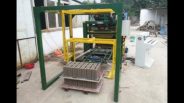 QT4-25 automatic vibrated concrete cement block making machine for 4 inch hollow block ghana kenya