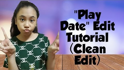 How to edit "Playdate"in capcut||clean edit