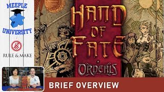 Hand of Fate: Ordeals Board Game – What to Expect, Brief Overview (PUNCHY👊 rules overview here!)