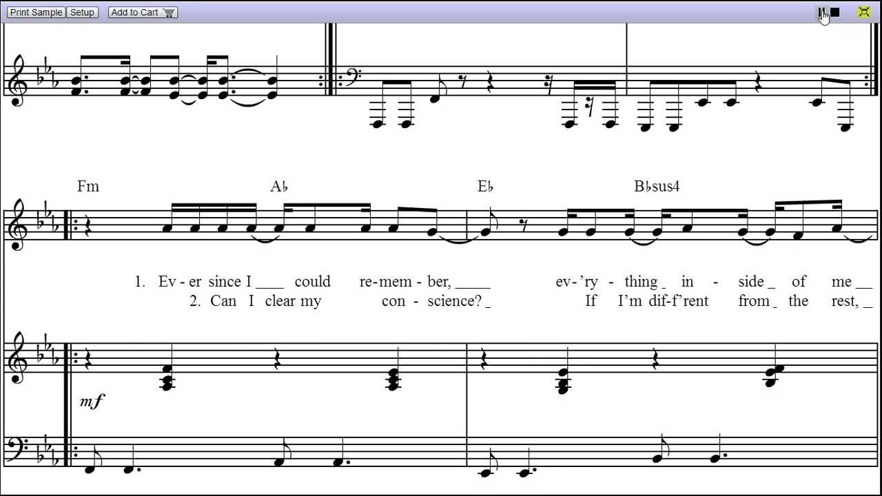 "Monster" by Imagine Dragons - Piano Sheet Music (Teaser ...
