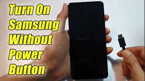 How to Turn ON Samsung Phone WITHOUT Power Button - Step by Step