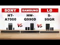 $1000+ Soundbar WAR! Sony HT-A7000 vs Q990D vs LG S95QR Tested