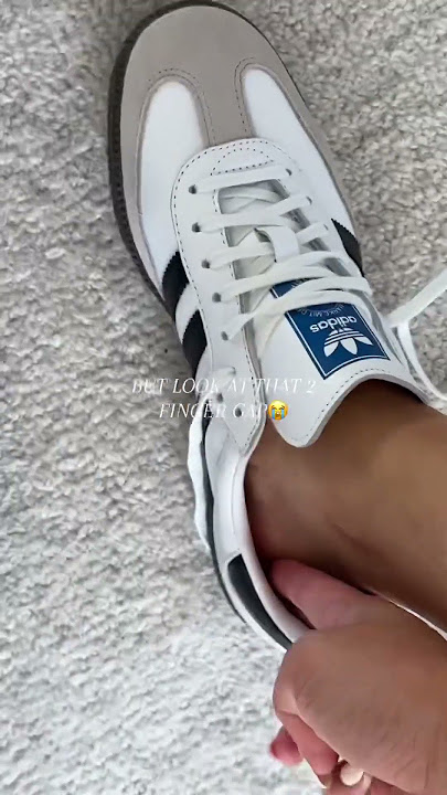 addis’s sambas sizing fail #sneakerhead