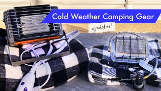 Cold weather camping gear updates: Firemaple Sunflower heater + Temu 12v electric blanket