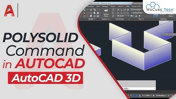 How to Use Polysolid Command in AutoCAD 3D |  AutoCAD 3D Tutorial For Beginners in Hindi