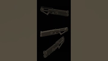 Re-Sculpting a Sci Fi Weapon #3dcoat #Blender #zbrush #conceptart #design #art #videogames #3ddesign