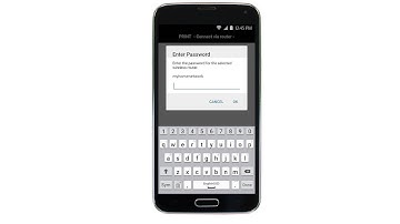 Canon PIXMA MG2922 - Cableless Setup with an Android™ device