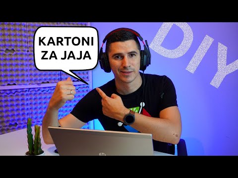 BOLJI ZVUK bez boljeg mikrofona! Evo kako se POVOLJNO riješiti jeke! DIY #1