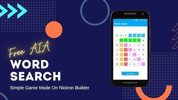 Words Search Game | Made On Niotron Builder | Free AIA File