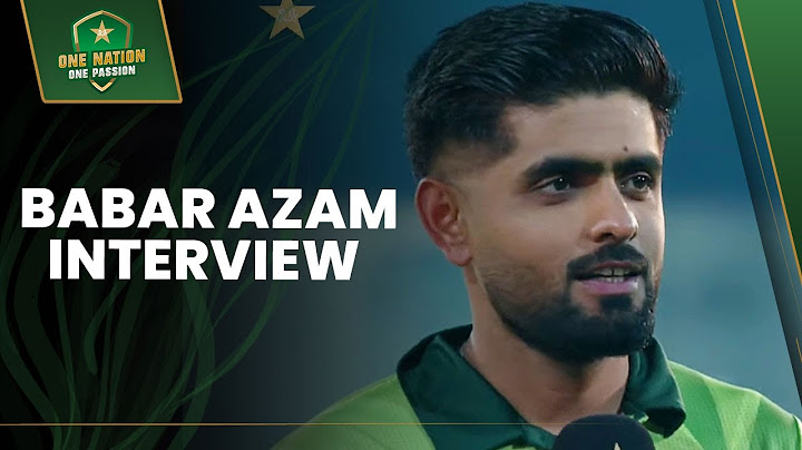 Babar Azam Interview | Grand Inauguration of the Newly Built Gaddafi Stadium