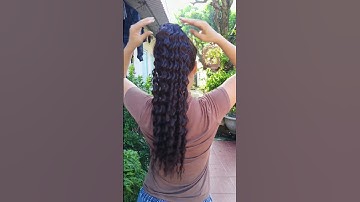 Tóc giả cột đuôi ngựa xù đũa mới #toccotduoingua #toccot