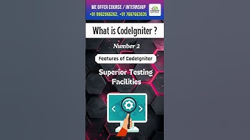 Kaashiv Infotech Reviews - What is CodeIgniter ? | Features of CodeIgniter #kaashivinfotechreviews