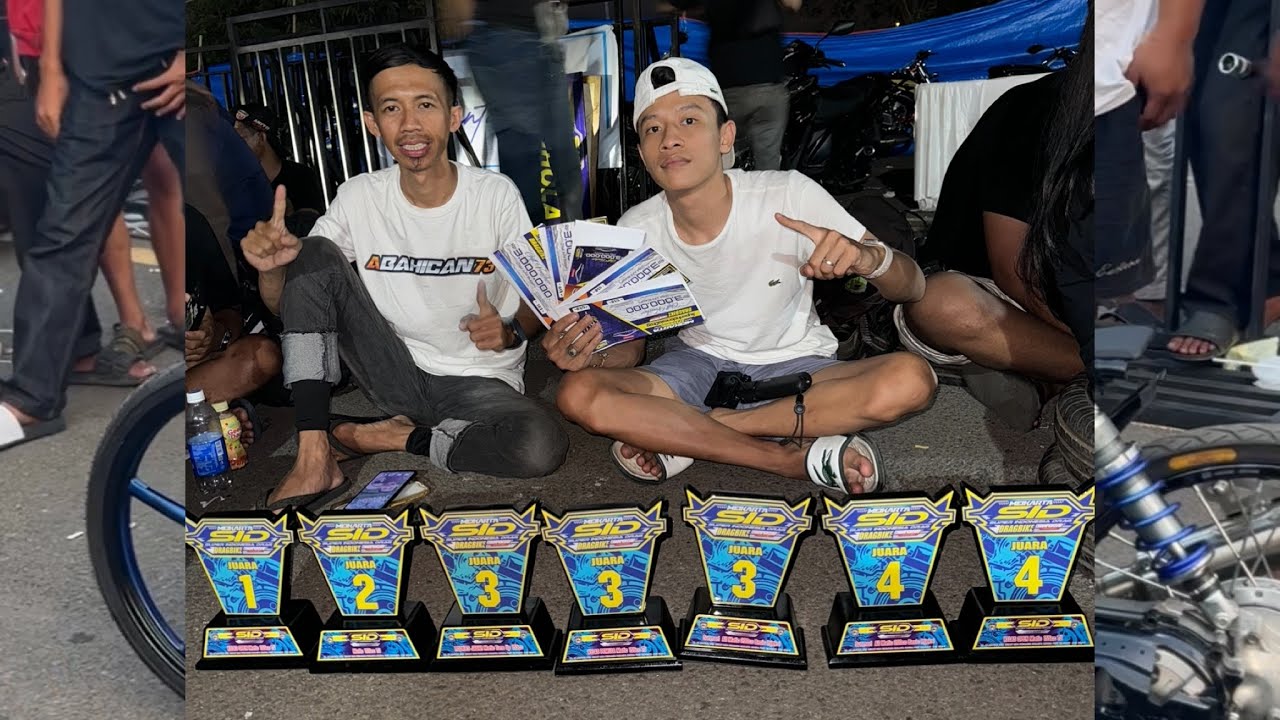 ABAHICAN73TEAM BORONG PIALA DI EVENT DRAGBIKE SID MEIKARTA ⁉️