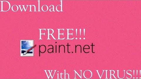 Download paint.net for free with no virus