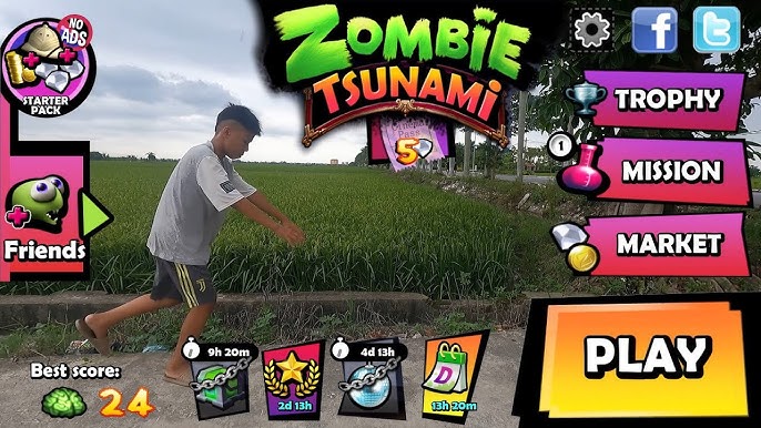 Zombie Tsunami Online - Play Zombie Games Online