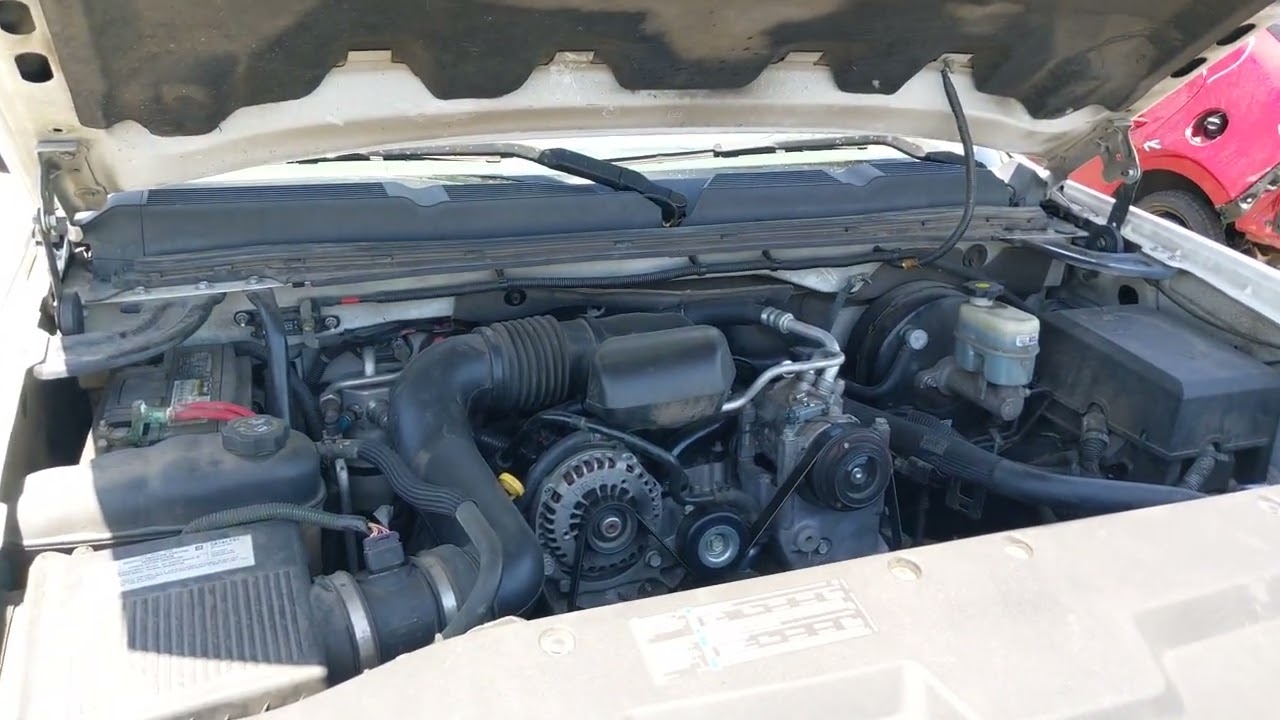 Звук мотора Chevrolet LU3 от 2007 Chevrolet Silverado 1500 Work Truck 1GCEC14XX7Z609421