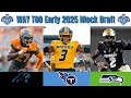 WAY TOO EARLY 2025 NFL Mock Draft! (W/@TheMockDraftGuy )