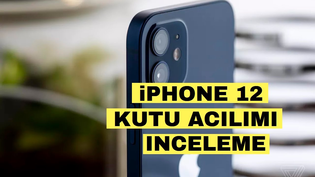 Yeni Apple iPhone 12 Cep Telefonu kutu aç?l?m? ve inceleme - al?n?r m?? özellikleri