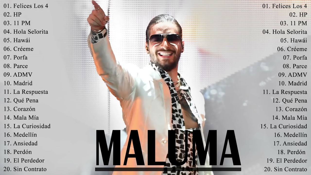 maluma tour song list