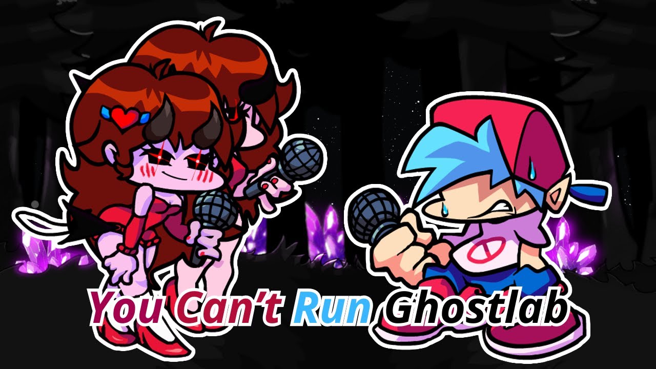 NO ESCAPE, BF!!! (FNF You Can't Run Ghostlab but it's GF & Sozy (+ demon form added) VS BF)