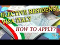 Elective Residence Visa Italy: How to Apply for Italian Elective Residency Visa?