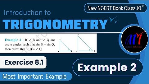 Chapter 8 Exercise 8.1 ( Example 2 ) Introduction to Trigonometry  Class 10 Maths | New NCERT Book