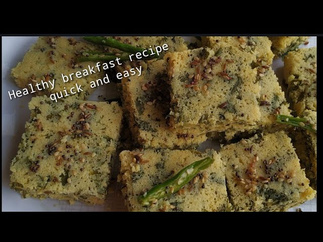 Less oil Instant Healthy breakfast recipe in 10 minutes - instant breakfast/recipe indian vegetarian | Healthy and Tasty channel