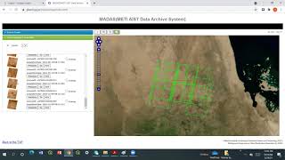 How to Download ASTER image from MADAS